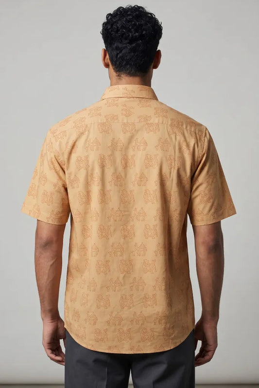 Cheeku Base Camel Outline Print