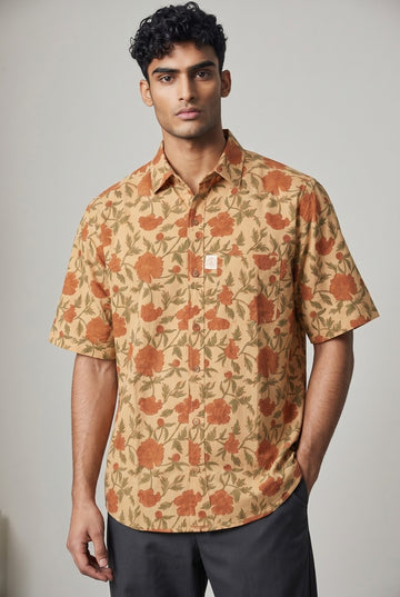 Cheeku Base Big Flower Buta Print