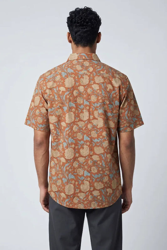 Orange Buta Print